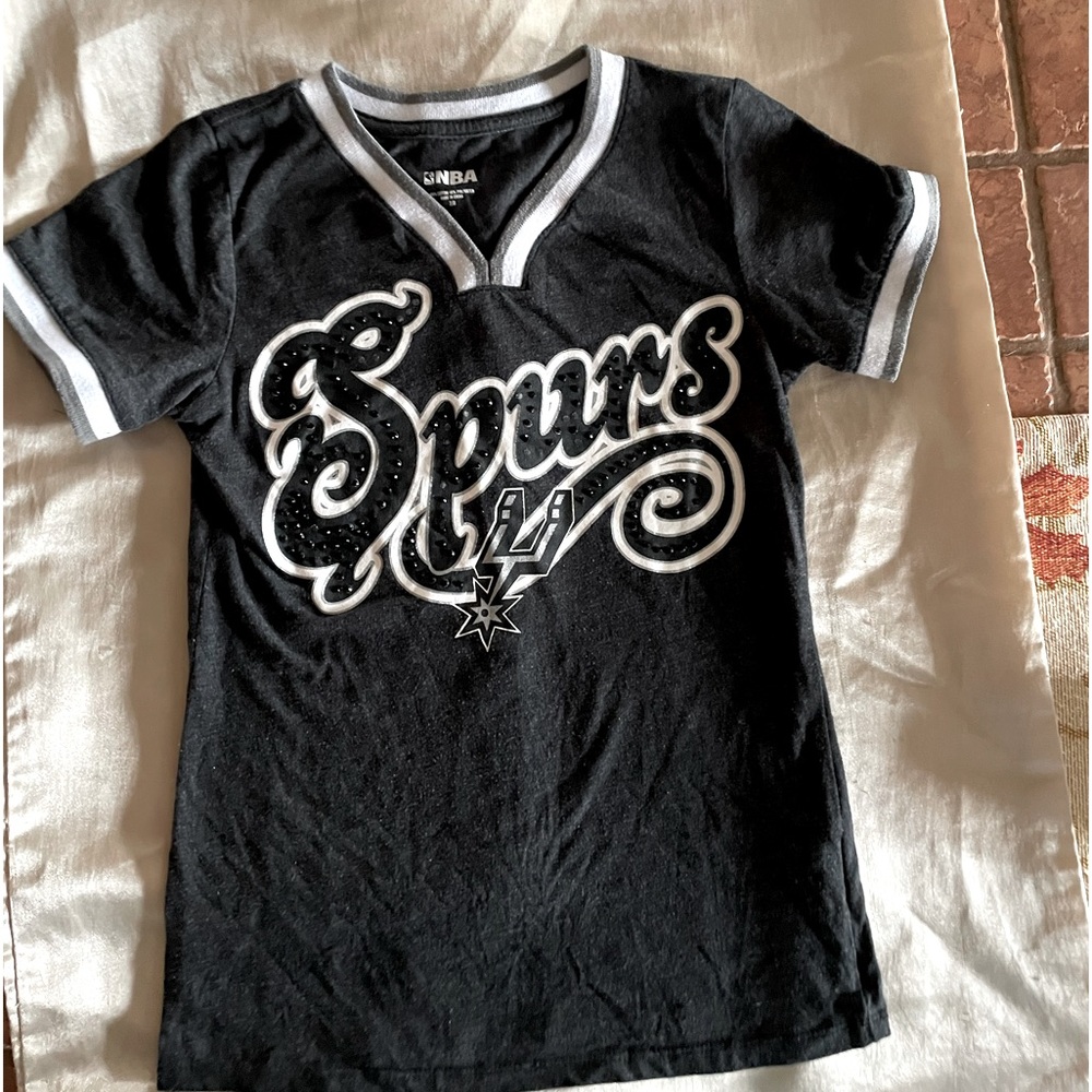 Spurs NBA girls T-shirt size 7/8